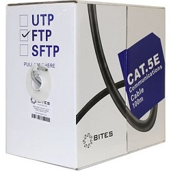 5bites Кабель 5bites FS5505-100A FTP / SOLID / 5E / 24AWG / CCA/ PVC / 100M
