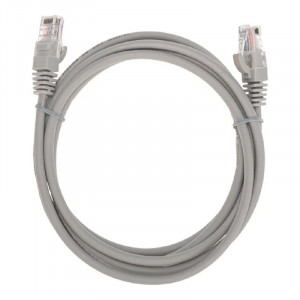 Rexant (02-0100-2) Патч-корд U/UTP, CAT 5e, RJ45-RJ45, 26AWG, LSZH, серый, 2м
