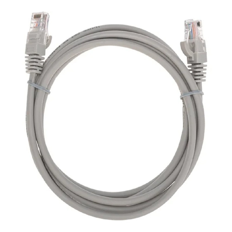 Rexant (02-0100-2) Патч-корд U/UTP, CAT 5e, RJ45-RJ45, 26AWG, LSZH, серый, 2м