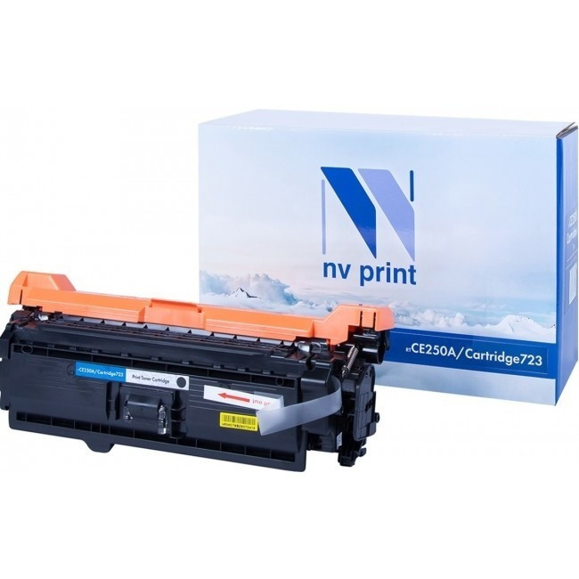 Картридж NVP совместимый NV-CE250A/NV-723 Black универсальные для HP/Canon Color LaserJet CP3525/ CP3525n/ CP3525dn/ CP3525x/ LBP 7750 i-Sensys 7750cd/ 7750Cdn (5000k)