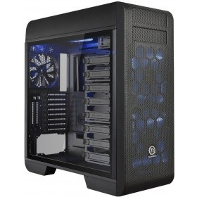 Case Tt Core V71 TG  [CA-1B6-00F1WN-04]  E-ATX/ win/ black/ no PSU / Tempered Glass 