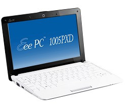 ASUS EEE PC 1005PXD White N455/1024/320/10.1" WSVGA/Wi-Fi/Camera/6cells Bat/Windows7 St[90OA2Z-B1311398-7E13EQ]