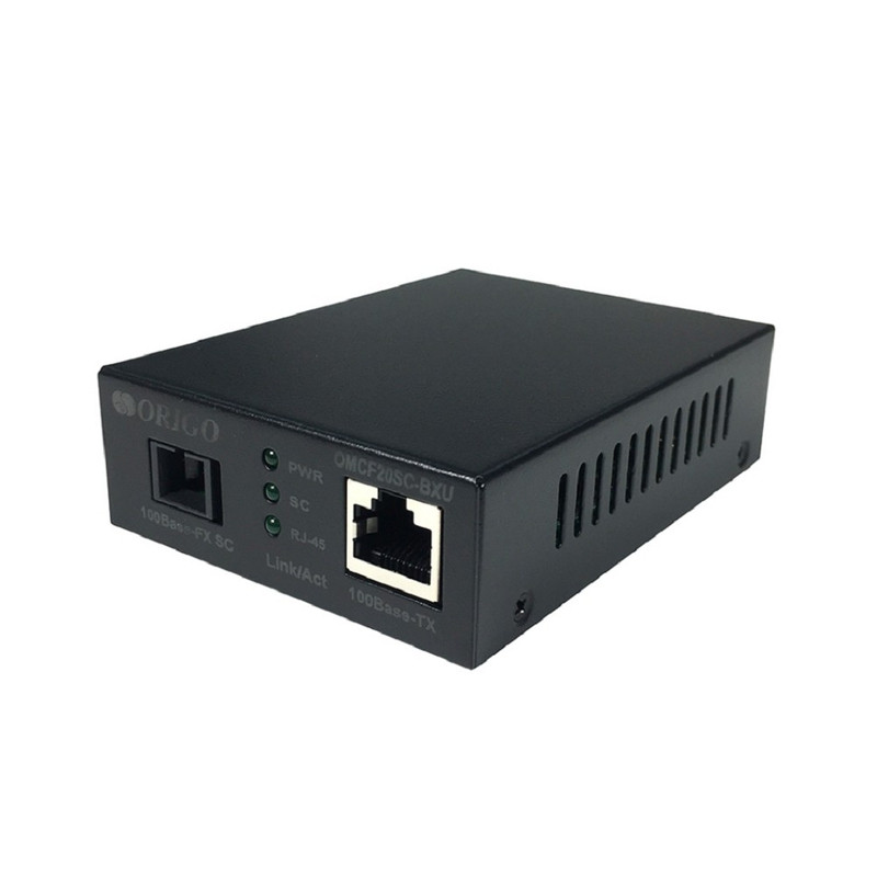ORIGO OMCF20SC-BXU/A1A WDM медиаконвертер 100Base-TX / 100Base-FX (SC), Tx: 1310 нм, Rx: 1550 нм, одномод, до 20 км ORIGO OMCF20SC-BXU/A1A WDM медиаконвертер 100Base-TX / 100Base-FX (SC), Tx: 1310 нм, Rx: 1550 нм, одномод, до 20 км