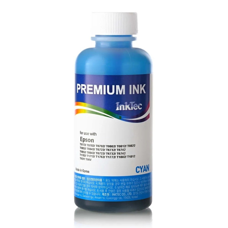 InkTec Чернила Epson R270, E0010 (InkTec) T0822, C, 0,1л (оригинальная фасовка) InkTec Чернила Epson R270, E0010 (InkTec) T0822, C, 0,1л (оригинальная фасовка)