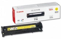 Canon Cartridge 716Y  1977B002 Картридж для LBP5050, Желтый, 1500стр.