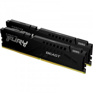 Память оперативная/ Kingston 32GB 6800MT/s DDR5 CL34 DIMM (Kit of 2) FURY Beast Black EXPO