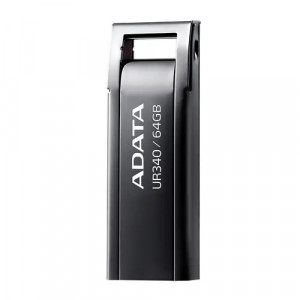 Флешка USB A-Data UR340 64ГБ, USB3.2, черный [AROY-UR340-64GBK]