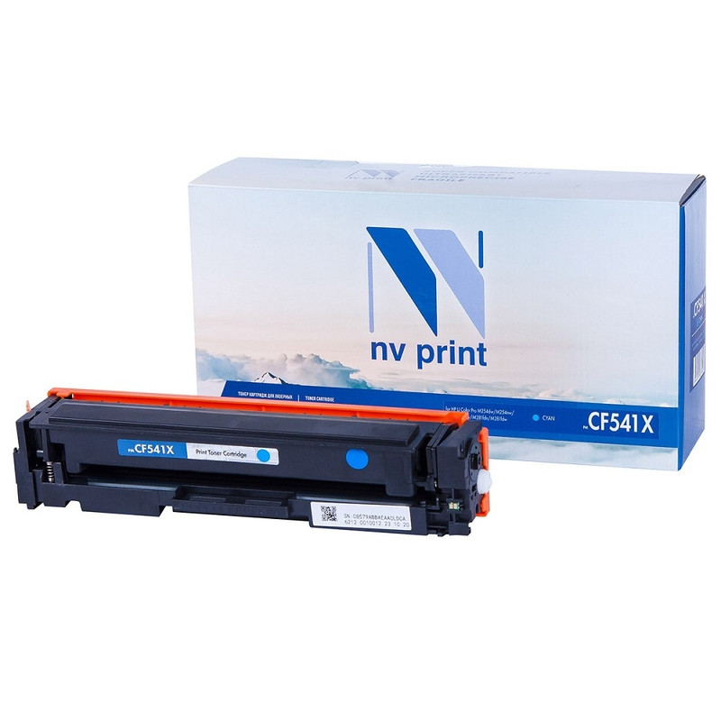 NV Print CF541X Картридж для HP CLJ Pro M254nw/dw/M280nw/M281fdn/M281fdw, C, 2,5K