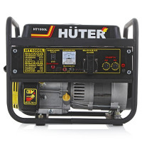 Huter HT1000L 64/1/2 Электрогенератор {четырехтактный, 1000Вт, 220В/50Гц, 75Дб, принудительное охлаждение, бак 4,8л, расход бензина 450 г/кВтч,460х365х395, 23,5 кг} 4606059015031