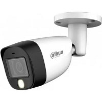 DAHUA DH-HAC-HFW1209CMP-A-LED-0280B-S2 Уличная цилиндрическая HDCVI-видеокамера Full-color Starlight 2Мп, объектив 2.8мм, LED 20м, IP67, корпус: металл