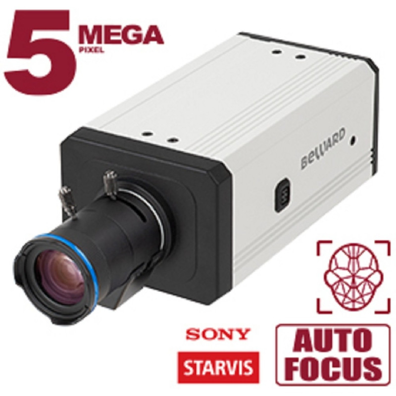 BEWARD SV3218M Корпусная IP-камера 5 Мп, 1/2.8'' КМОП Sony Starvis, microSDXC (до 256 ГБ), встроенная видеоаналитика, SIP, детекция лиц