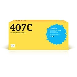 T2 CLT-C407S  Картридж T2 (TC-S407C) для Samsung CLP-320/325/CLX-3185 (1000 стр.) голубой, с чипом