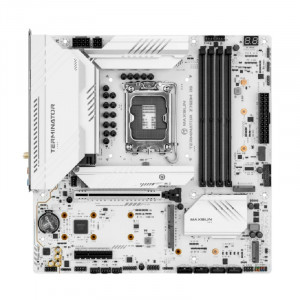 MAXSUN MS-Terminator Z790M D5 ICE (Socket 1700, mATX, 4*DDR5, HDMI+DP, 4*SATA3, 5*M.2, 1xPCIEx16/1xPCIEx4, 4*USB 2.0, 4*USB 3.2 Gen1 , 1*TypeC, LAN 1*2.5G, 1*S/PDIF,  Bluetooth,  Wi-Fi 802.11ax, RTL)
