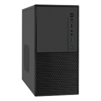 Exegate EX299241RUS Корпус Minitower ExeGate BAA-308MUC-UNS400 (mATX, БП UNS400 с вент. 12см, 1*USB+1*USB3.0+1*TypeC, HD Audio, черный)