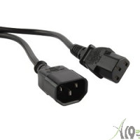 Hyperline PWC-IEC13-IEC14-0.5-BK Кабель питания монитор-компьютер IEC 320 C13 - IEC 320 C14 (3x0.75), 0.5 м Hyperline PWC-IEC13-IEC14-0.5-BK Кабель питания монитор-компьютер IEC 320 C13 - IEC 320 C14 (3x0.75), 0.5 м