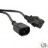 Hyperline PWC-IEC13-IEC14-0.5-BK Кабель питания монитор-компьютер IEC 320 C13 - IEC 320 C14 (3x0.75), 0.5 м Hyperline PWC-IEC13-IEC14-0.5-BK Кабель питания монитор-компьютер IEC 320 C13 - IEC 320 C14 (3x0.75), 0.5 м