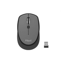 Мышь Wireless Filum FL-MW10-GY оптическая 2.4 ГГц USB 4 кл., DPI: 800/1200/1600, питание АА 1 шт., серая, Windows XP/Vista/7/8/10, MacOS