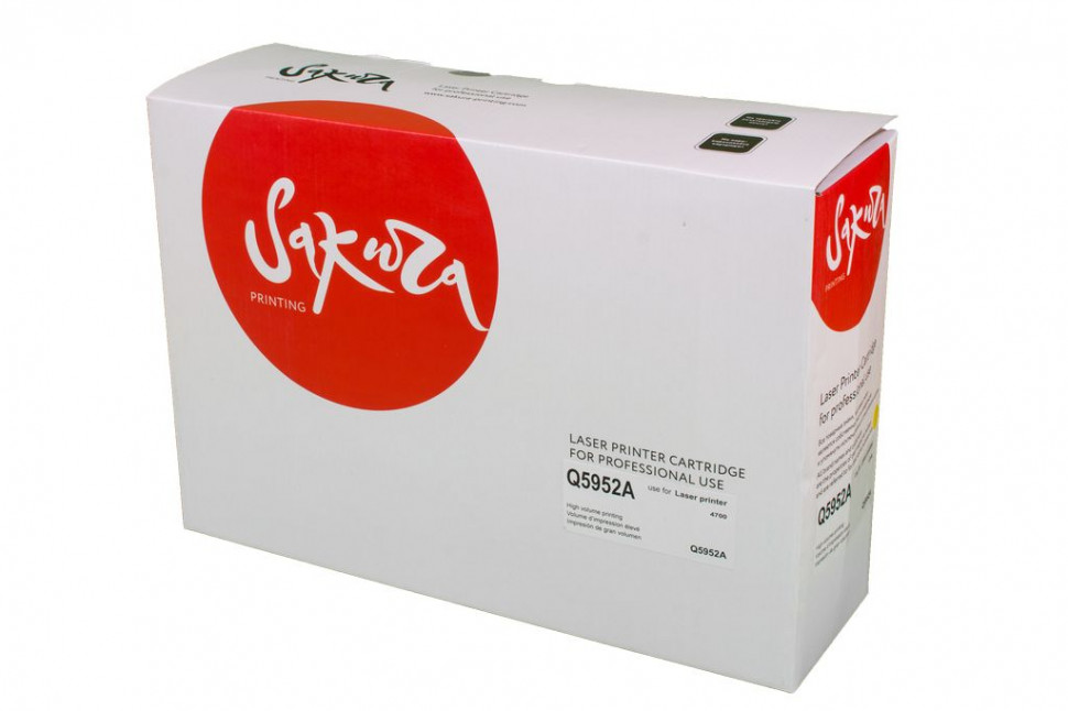 Q5952A (HP 643A) Картридж Sakura для HP Color LJ 4700, желтый, 10000 к.