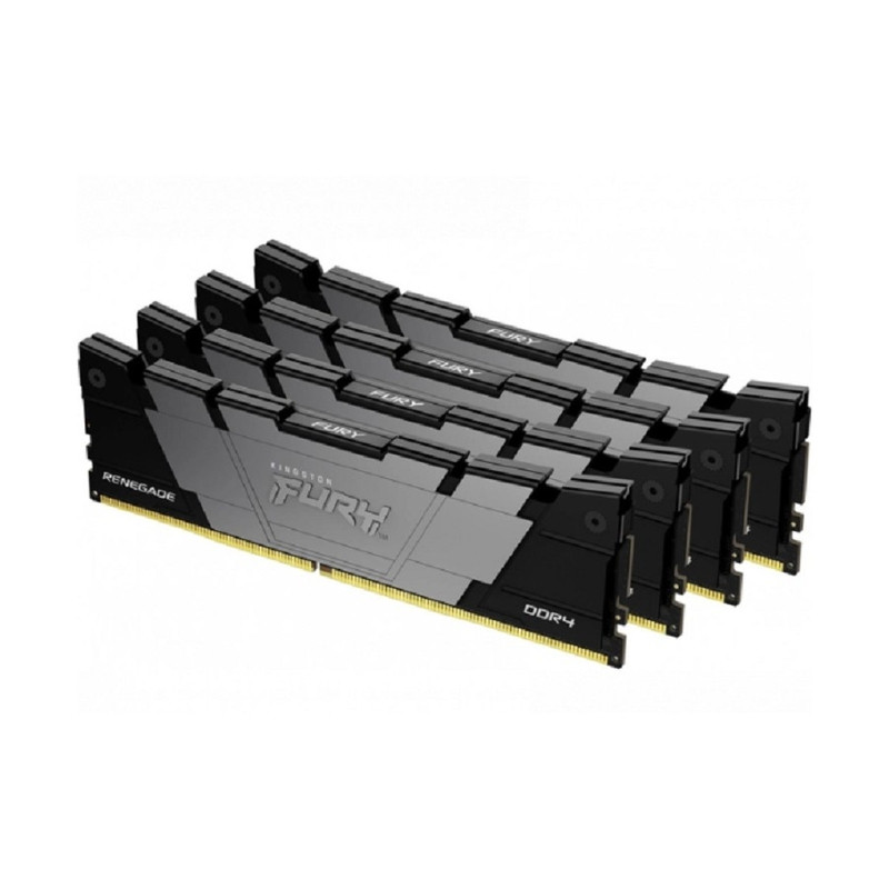 Память оперативная/ Kingston 128GB 3600MHz DDR4 CL18 DIMM (Kit of 4) FURY Renegade Black