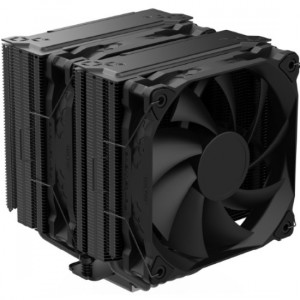 Cooler PentaWave Z06D Black  LGA115X/1200/1700/20XX /AM4/AM5 ( TDP 270W, 2*120mm PWM Fan, 6 тепловых трубок 6мм, медное основание, 600-1950RPM, 12-32,6dBa)