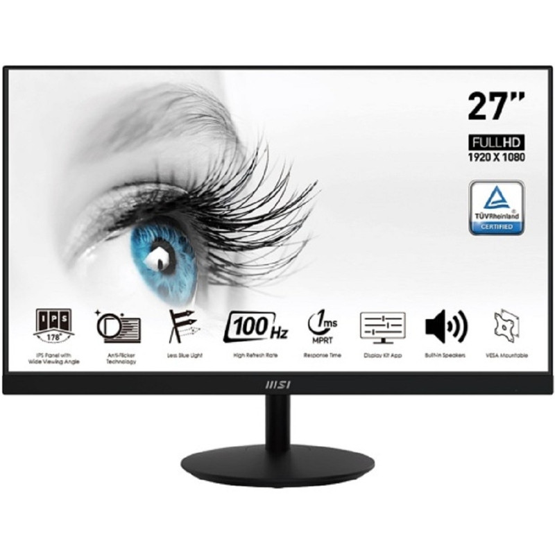 MSI PRO 27" MP271A {IPS 1920x1080 100Hz 1ms 1000:1 300cd 178/178 8bit(6bit+FRC) D-Sub HDMI1.4b DisplayPort1.2a 2x2W Tilt VESA} MSI PRO 27" MP271A {IPS 1920x1080 100Hz 1ms 1000:1 300cd 178/178 8bit(6bit+FRC) D-Sub HDMI1.4b DisplayPort1.2a 2x2W Tilt VESA}