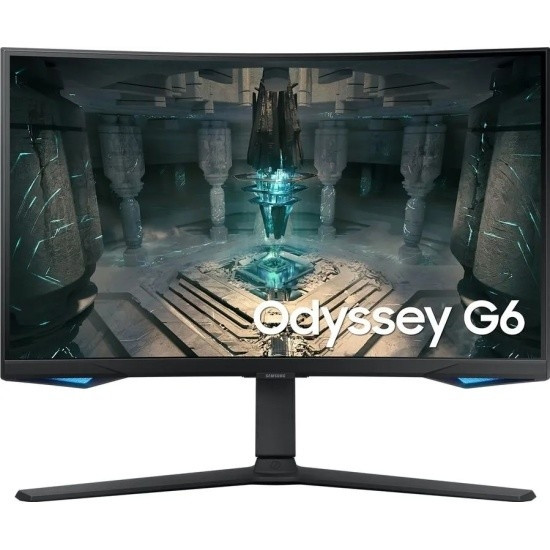 LCD Samsung 27" S27BG650EI Odyssey G6 черный {IPS 2560x1440 165Hz 1ms 350cd 1000:1 HDMI2.0 DisplayPort1.2}[ls27bg650eixci]