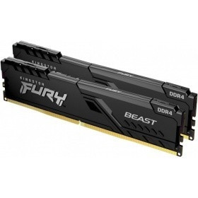 Kingston DRAM 64GB 2666MHz DDR4 CL16 DIMM (Kit 2x32gb) FURY Beast Black KF426C16BBK2/64