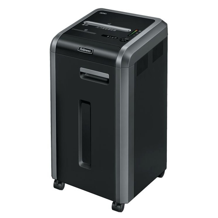 Шредер Fellowes®  225Ci.  ((20 листов) , 60 литр, 3,9х38 мм (класс 3), 100% Jam Proof, уничтожает: скобы/скрепки/карты/CD, 60 лтр.)