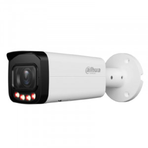 DAHUA DH-IPC-HFW2449TP-ZAS-IL Уличная цилиндрическая IP-видеокамера Smart Dual Light с ИИ 4Мп, 1/2.9” CMOS, моторизованный объектив 2.7~13.5мм, видеоаналитика, ИК до 60м, LED до 60м, IP67, IK10