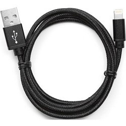 Gembird Кабель USB 2.0 Cablexpert CC-ApUSB2bk1m, AM/Lightning 8P, 1м, нейлоновая оплетка, алюминиевые разъемы, черный, пакет