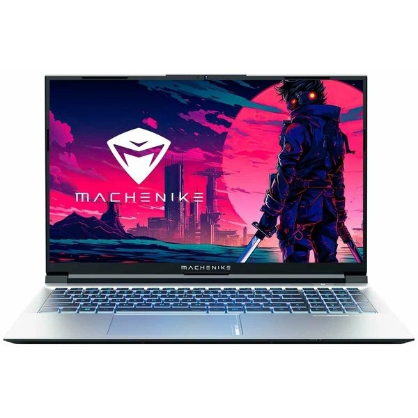 Ноутбук/ Machenike L15 Air Pulsar 15.6"(1920x1080 IPS 144Hz)/Intel Core i7 12650H(2.3Ghz)/16384Mb/512PCISSDGb/noDVD/Ext:nVidia GeForce RTX4050(6144Mb)/Cam/BT/WiFi/53.35WHr/war 1y/2.3kg/silver/DOS