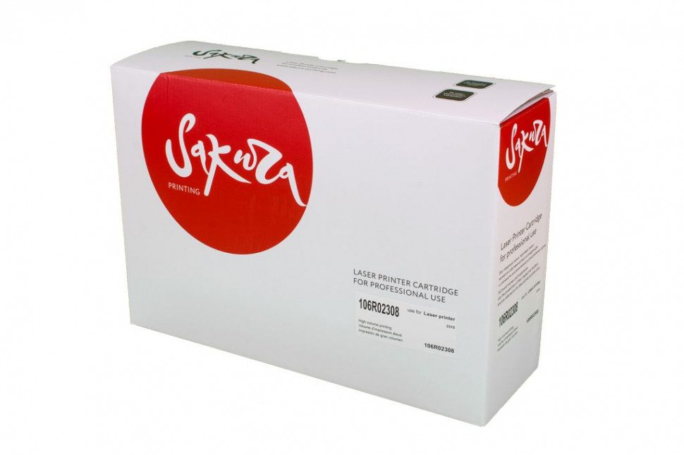 106R02308 Картридж Sakura для Xerox Workcentre 3315, черный, 2300 к.