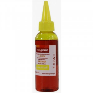 EasyPrint Чернила I-B100Y универсальные для Brother (100мл.) жёлтый EasyPrint Чернила I-B100Y универсальные для Brother (100мл.) жёлтый