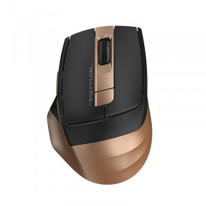 Мышь A4Tech Fstyler FG35 бронзовый/черный оптическая (2000dpi) беспроводная USB (6but)
