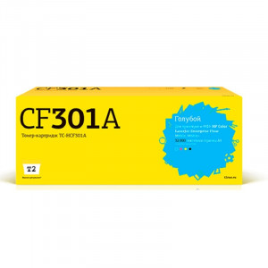 TC-HCF301A Тонер-картридж T2 для HP CLJ Enterprise Flow M880z/880z+ (32000 стр.) голубой, с чипом