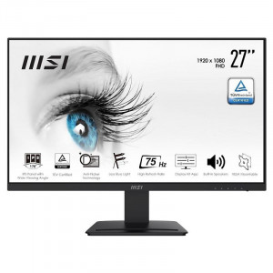 Монитор/ MSI PRO MP273U 27'' 3840x2160, IPS, 178/178, 4мс, 300nit, 1000:1, 60Hz, DP/2HDMI, Audio, T, Black Монитор/ MSI PRO MP273U 27'' 3840x2160, IPS, 178/178, 4мс, 300nit, 1000:1, 60Hz, DP/2HDMI, Audio, T, Black