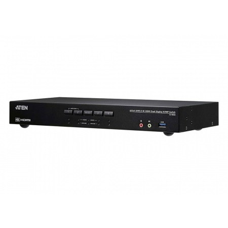 КВМ переключатель ATEN 4-Port USB3.0 4K HDMI Dual Display KVMP Switch