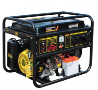 Huter DY8000LX-3 64/1/28 Электрогенератор { четырехтактный,6500Вт,380В/50Гц, 91Дб,принудит охлаждение,бак 25 л,расход бенз 374 г/кВтч,расход масла 6,8 г/кВтч,габариты790х560х590 вес 79.5 кг}