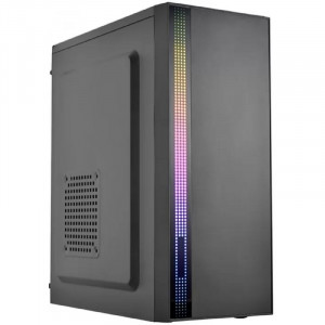 Filum 00-00866547 Корпус Midtower ATX S17 черный, без БП, RGB strip, USB 3.0/2.0