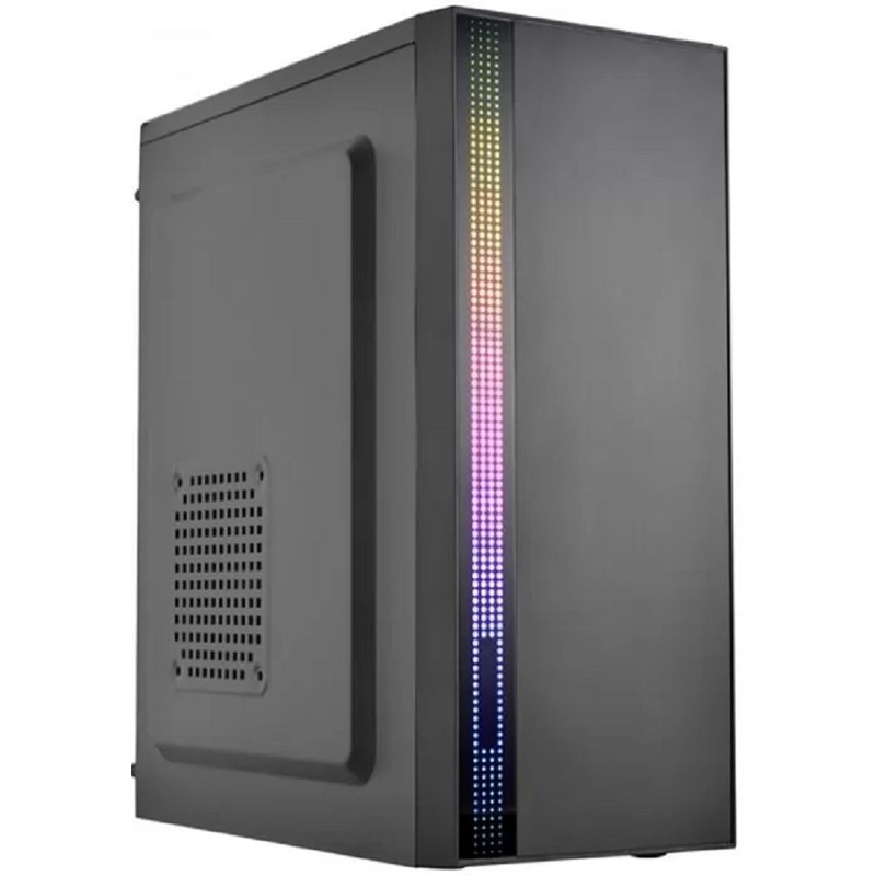 Filum 00-00866547 Корпус Midtower ATX S17 черный, без БП, RGB strip, USB 3.0/2.0