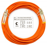 Cabeus FOP-62-LC-LC-10m Шнур оптический duplex LC-LC 62,5/125 mm 10м LSZH Cabeus FOP-62-LC-LC-10m Шнур оптический duplex LC-LC 62,5/125 mm 10м LSZH