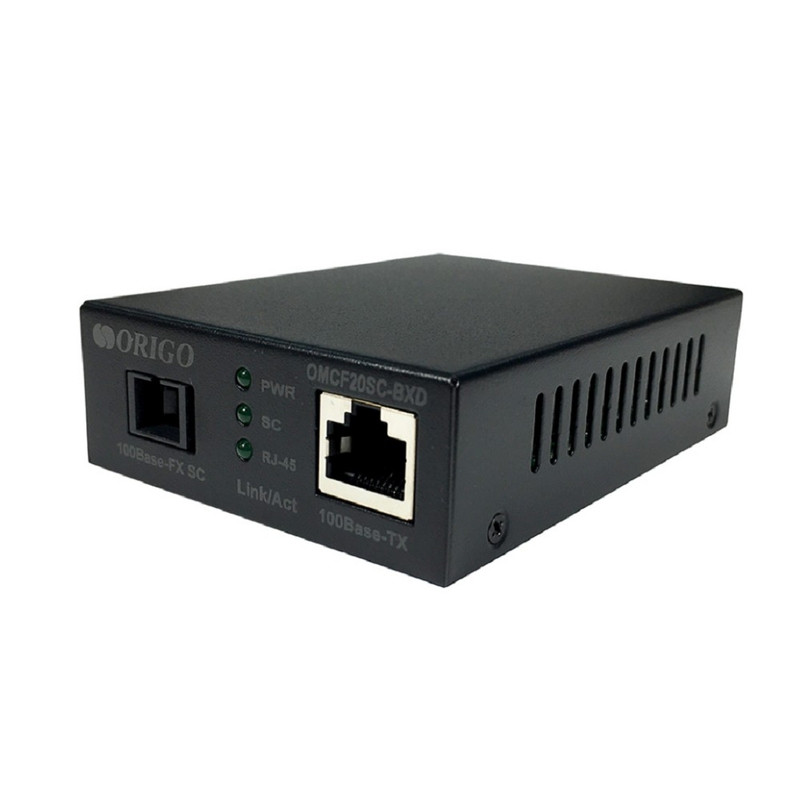 ORIGO OMCF20SC-BXD/A1A WDM медиаконвертер 100Base-TX / 100Base-FX (SC), Tx: 1550 нм, Rx: 1310 нм, одномод, до 20 км ORIGO OMCF20SC-BXD/A1A WDM медиаконвертер 100Base-TX / 100Base-FX (SC), Tx: 1550 нм, Rx: 1310 нм, одномод, до 20 км