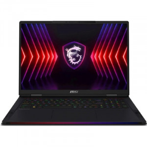 MSI Raider A18 HX A7VIG-026RU 18" QHD+ (2560x1600), 240Hz, IPS, AMD Ryzen 9 7945HX3D (2.3-5.4 GHz), 16-ядерный, 32ГБ DDR5 (16GB*2), 2048ГБ M.2 PCIe SSD, NVIDIA RTX 4090-16ГБ GDDR6, Wi-Fi 7, Li-Pol 99.