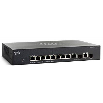 Cisco SB SF352-08MP-K9-EU Cisco SF352-08MP 8-port 10/100 Max-POE Managed Switch