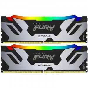 Память DDR5 2x24GB 6400MHz Kingston KF564C32RSAK2-48 Fury Renegade XMP RGB RTL Gaming PC5-51200 CL32 DIMM 288-pin 1.4В kit с радиатором Ret