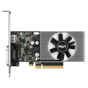 Palit PCI-E PA-GT1030 2GD4 nVidia GeForce GT 1030 2048Mb 64bit DDR4 1151/2100 DVIx1/HDMIx1/HDCP Ret low profile NEC103000646-1082F