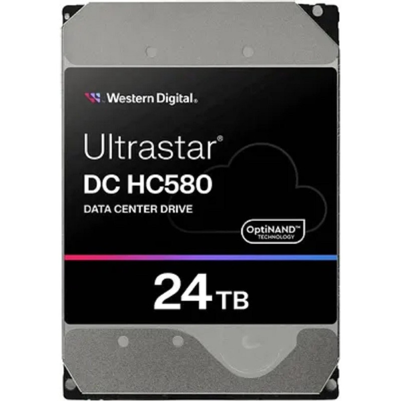 Жесткий диск серверный Western Digital 3.5&quot; 24TB Ultrastar DC HC580 7200RPM SATA3 6Gb/s and 512MB Cache