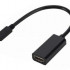 ORIENT Кабель-адаптер C025, USB3.1 Type-C (DisplayPort Alt mode) -> HDMI F, 4K@30Hz, длина 0.15 метра, чёрный (31059)