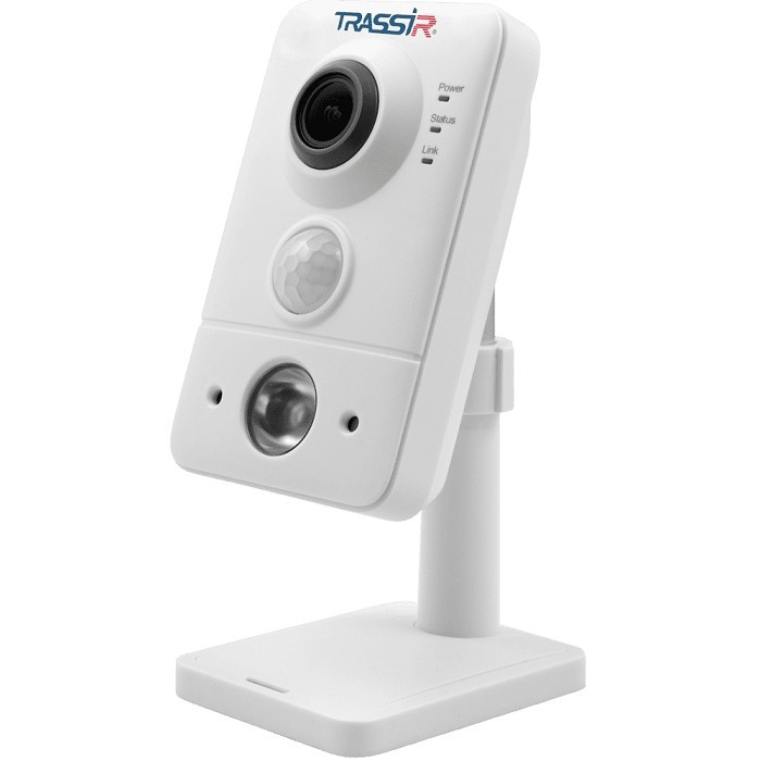 TRASSIR TR-D7121IR1 v6 1.9 Внутренняя 2Мп IP-камера с ИК-подсветкой. Матрица 1/2.7" CMOS, разрешение 2Мп
