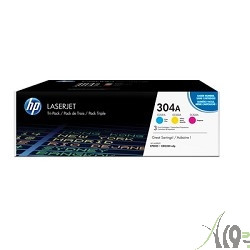 HP CF372AM Картридж ,Cyan, Magenta, Yellow{Color Laser Jet CP2025, CM2320mfp, Tri-pack, Cyan, Magenta, Yellow}